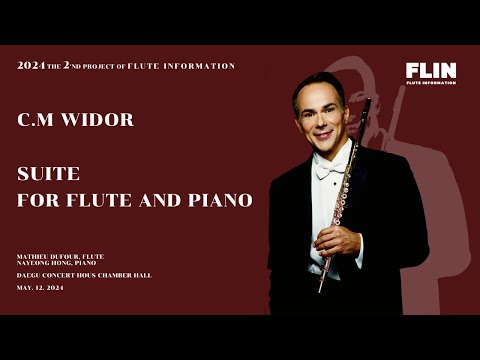 C.M Widor - Suite for flute and piano op,34
