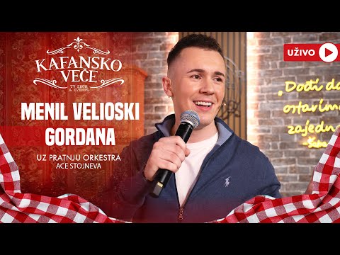 MENIL VELIOSKI - GORDANA | UZIVO | (ORK. ACE STOJNEVA) | 2024 | KAFANSKO VECE