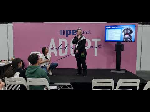 PetStock Adoption Stage Talk - No Hairs Ark Chinese Crested Rescue @ Melbourne Dog Lovers Show 2022