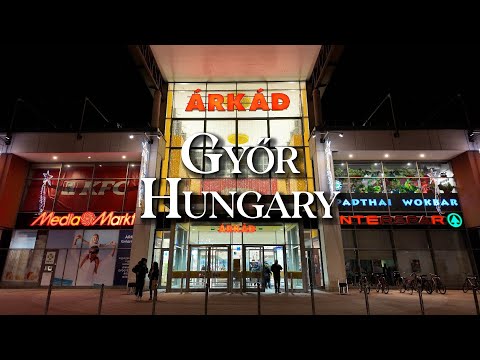 Experience The Magic Of Árkád Shopping Mall In Győr! 4K