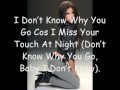 Cassie - Miss Your Touch/with - lyrics. 