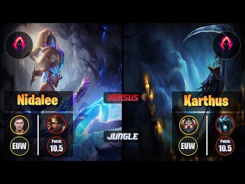 Selfmade NIDALEE (Jungle) [Dark Harvest] VS KARTHUS - Challenger EUW Patch 10.5