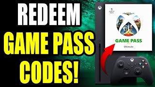 How to Redeem Xbox Game Pass Codes on Xbox Series X|S