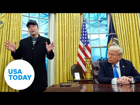 Trump signs order to cut down federal workforce with Musk's help