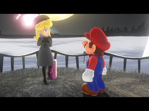 Super Mario Odyssey - Walkthrough Part 1 - Cap Kingdom - All Moons & Coins