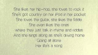 Alan Jackson - Her Life&#39;s a Song (Lyrics)