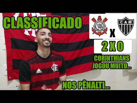 React Corinthians 2 x 0 Atlético MG - Melhores Momentos - Copa do Brasil