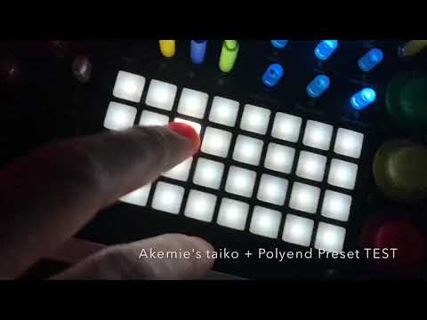 Plugman : Akemie's taiko + Polyend Preset TEST
