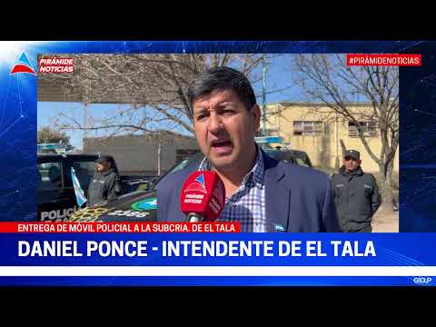 ENTREGA DE MOVILES POLICIALES A LA SUBCRIA DE EL TALA | NOTA A EL INTENDENTE DANIEL PONCE