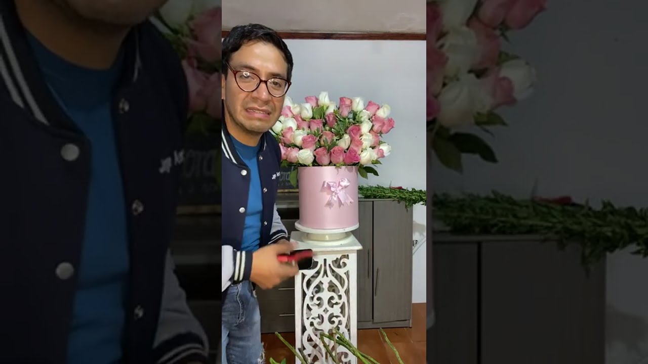 #arreglofloral con #rosas #DECORALIA #tutoriales #tutorial #asmr #emprendimiento #rosas #bouquet