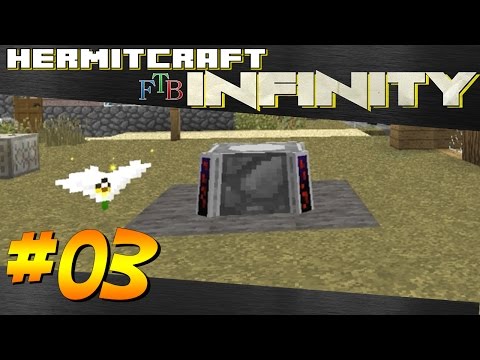 Minecraft Hermitcraft FTB Infinity - Ep 3 - Fallen Kanade
