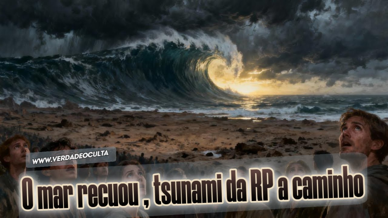 O mar recuou , tsunami da RP a caminho