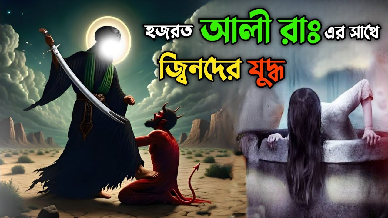 হজরত আলী রাঃ এর সাথে জ্বিনদের যুদ্ধের ঘটনা || Story Of Hazrat Ali RA and Jinnat || ইসলামিক কাহিনী