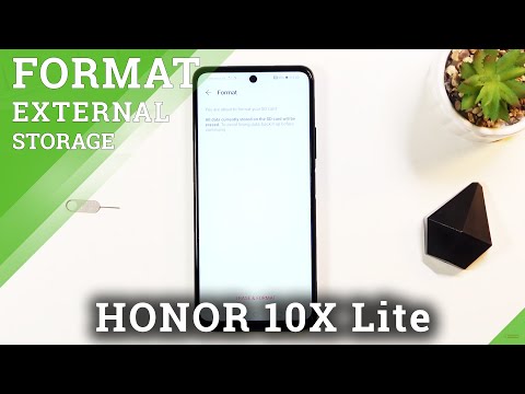 How to Format SD Card in HONOR 10X Lite – Erase External Memory Storage