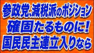 参政党こそ減税派野党！国民民主は偽物！！