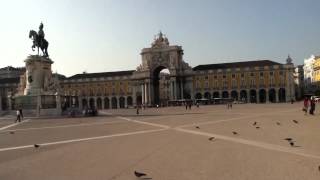 Rio Tejo e Praça do Comércio