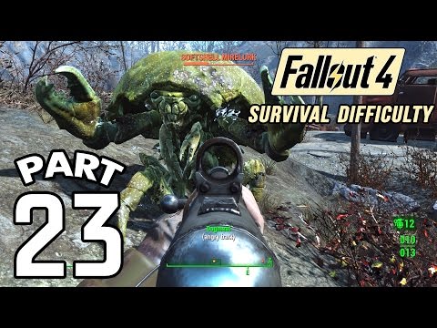 Fallout 4 Survival Difficulty SNIPER Walkthrough - Part 23 1080p 60FPS