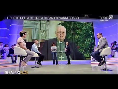 Mons. #Nosiglia e don Claudio #Belfiore su #reliquie a © #TV2000-Siamo Noi