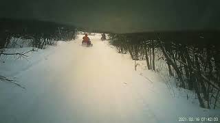 Fpv snowmobile video