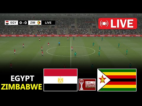 Egypt vs Zimbabwe | Africa Cup Of Nations 2025 | Full Match Streaming | PES 21 Simulation
