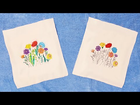Fabric paint vs. embroidery: the surprising winner for my masterpiece!