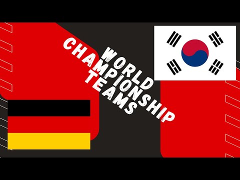 KOREA vs GERMANY Semi-final World Senior Championships Teams 2025