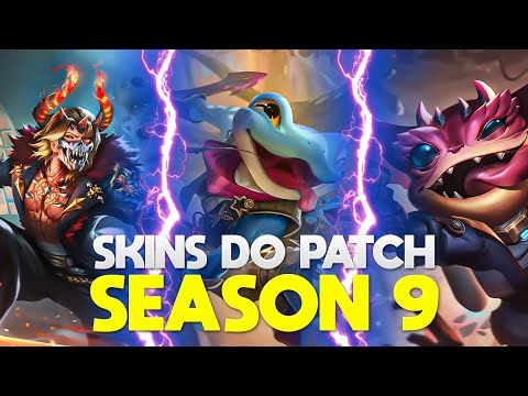 SKINS DO PATCH SEASON 9 e como consegui-las - ⚡ Smite BR PTS