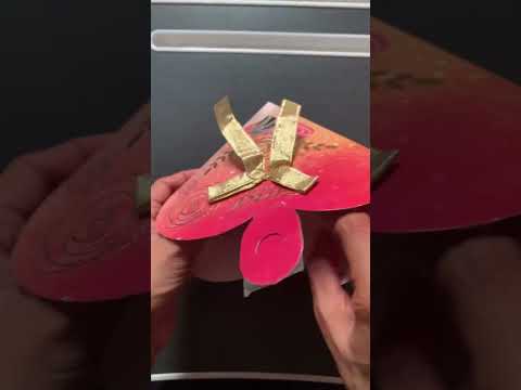 Love shaped hazelnut chocolate unwrapping❤️ #asmr #satisfying #chocolate #ytshorts
