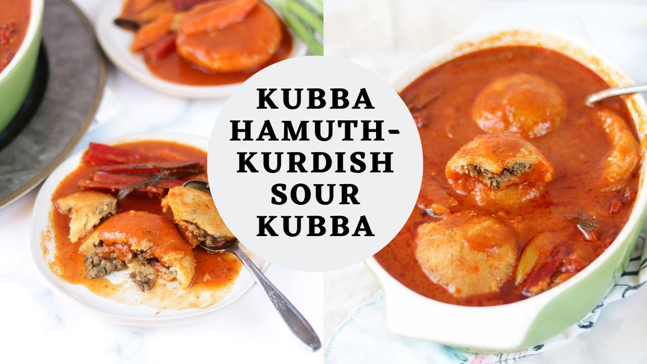 Kubba Hamuth | Iraqi kubba hamuth recipe | Kurdish kubba soup (Trshek)
