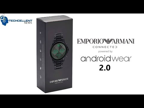 EMPORIO ARMANI ANDROID WEAR CONNECTED SMARTWATCH UNBOXING AND COMPARISON