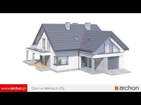 Dom w telimach (G) - prezentacja projektu w obrocie 360 stopni