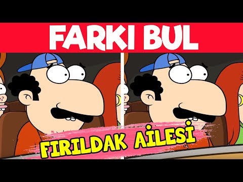 FOTOĞRAF BULMACALARI 📺- 🕶️ : Fırıldak Ailesi ile Farkları Bulabilir misin? - Bul Bakalım