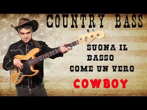 COUNTRY BASS:  Suona il basso come un vero cowboy!