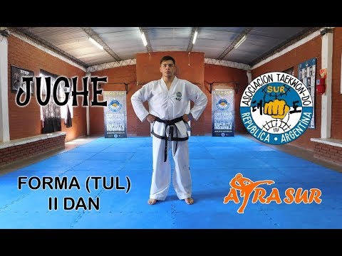 FORMA (TUL) JUCHE - Cinto Negro II Dan. TaeKwon-Do ITF (ESC. ATRA SUR)