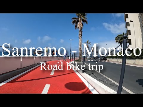 Sanremo - Menton - Mônaco - Passeio de bicicleta
