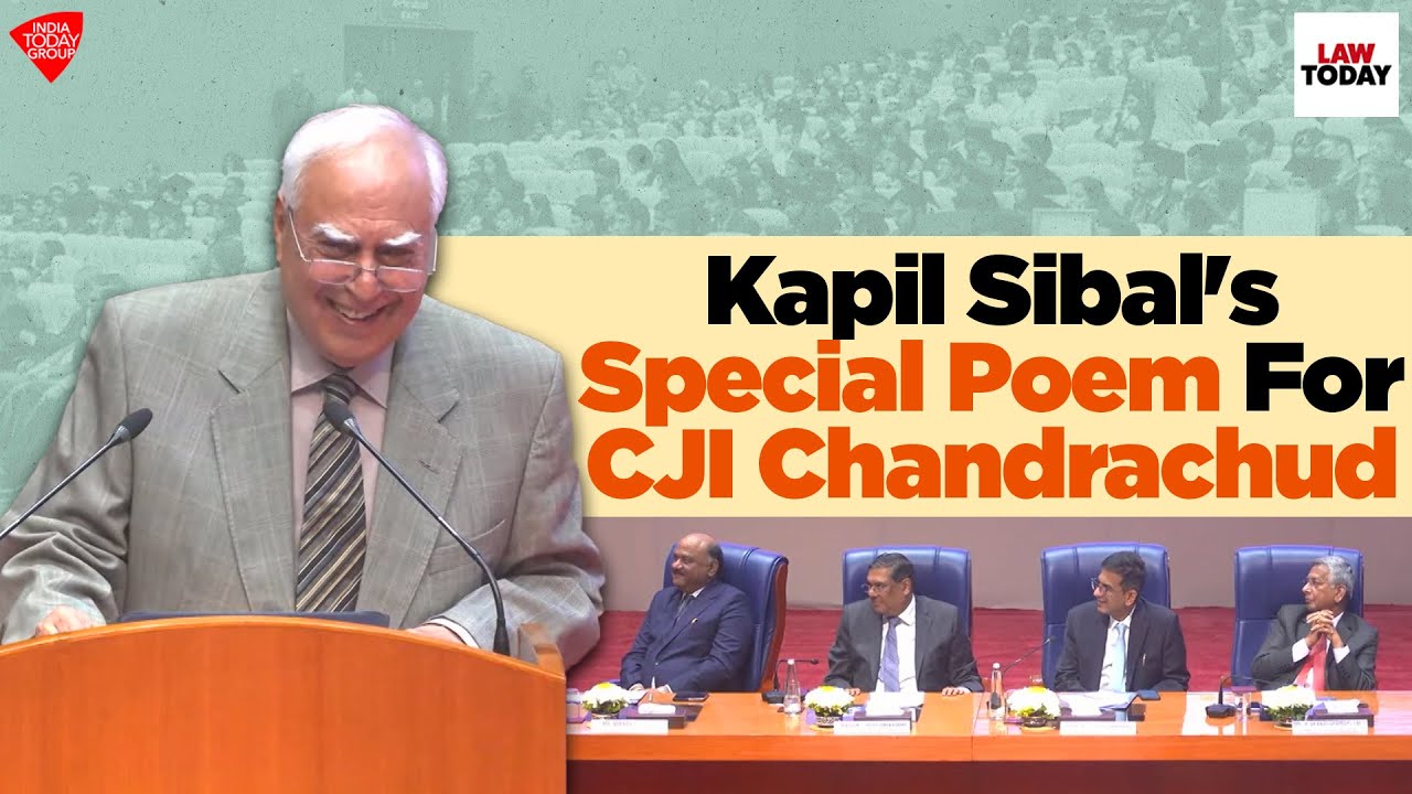 SCBA President Kapil Sibal Recites A Special Poem For CJI DY Chandrachud On His Retirement