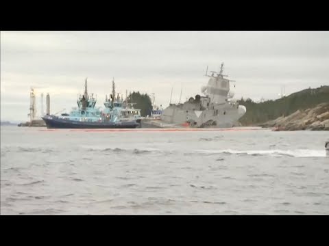 Oil tanker rams into Norwegian frigate, leaving eight injured