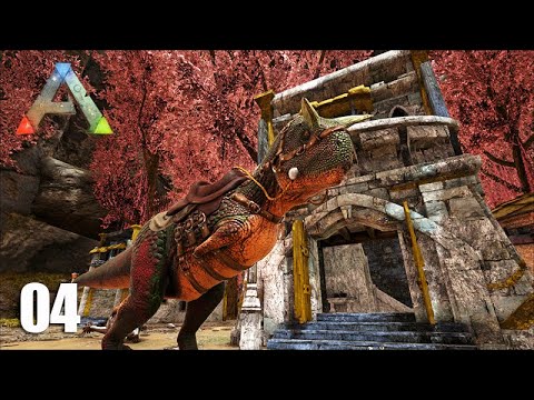 Domando OSÍRES o Carnotauro 135 - Ark Crystal Isles Multiplayer - #04