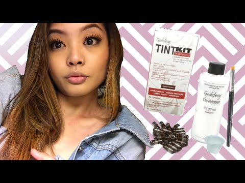 How I Tint My Brows Using the Godefroy Tint Kit