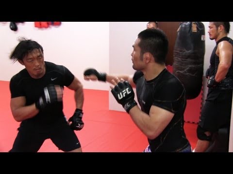 菊野克紀のスパーリング動画 | UFC Fighter Katsunori Kikuno Sparring