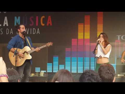 Andrés Suárez y Elia velo -Tal vez te acuerdes de mi(Día de la música)24/6/2017corteinglés preciados