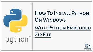 How to Install python on windows with python embedded Zip file | install python safely