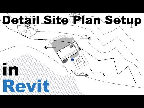 Detailed Site Plan Setup in Revit Tutorial
