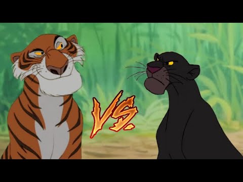 Shere Khan 🐅 vs Baghera 🐈‍⬛. Шерхан 🐅vs Багира 🐈‍⬛.
