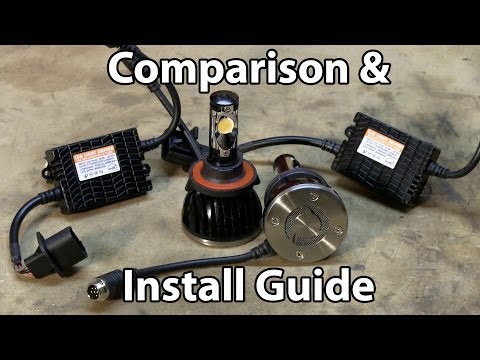 Lifetime LED Headlight Comparison & Install