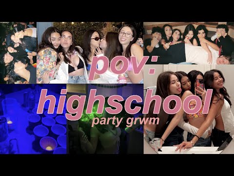 get ready with me for a high school party
