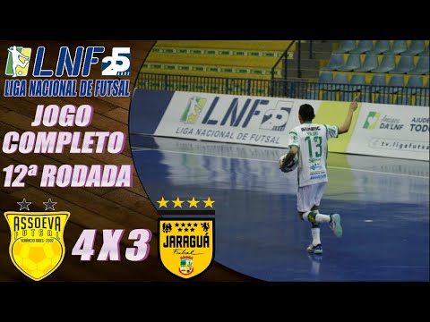 JOGO COMPLETO Assoeva 4x3 Jaraguá | 12ª Rodada | LNF 2020 (07/10/2020)