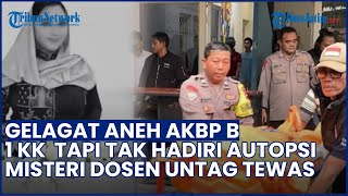 TEKA TEKI Kematian Dosen Untag! AKBP B Tak Hadiri Autopsi Padahal 1 KK dengan Korban, ADA APA?
