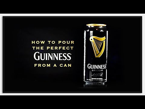 How to Pour the Perfect Guinness from a Can