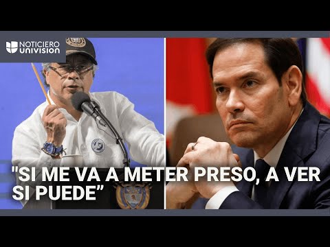 The President of Colombia challenges Marco Rubio: “If he wants to put me in orange pajamas, let h...